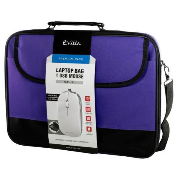 E Vitta Laptop Bag Premium Pack 16 Purpura
